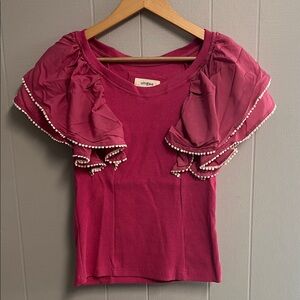 NWT Umgee Blouse Top Shirt Small